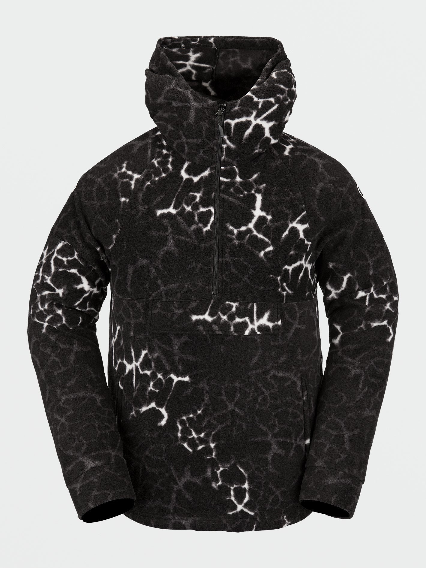 V-Science Fleece 1/2 Zip Hoodie - Black Giraffe