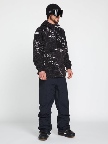 V-Science Fleece 1/2 Zip Hoodie - Black Giraffe