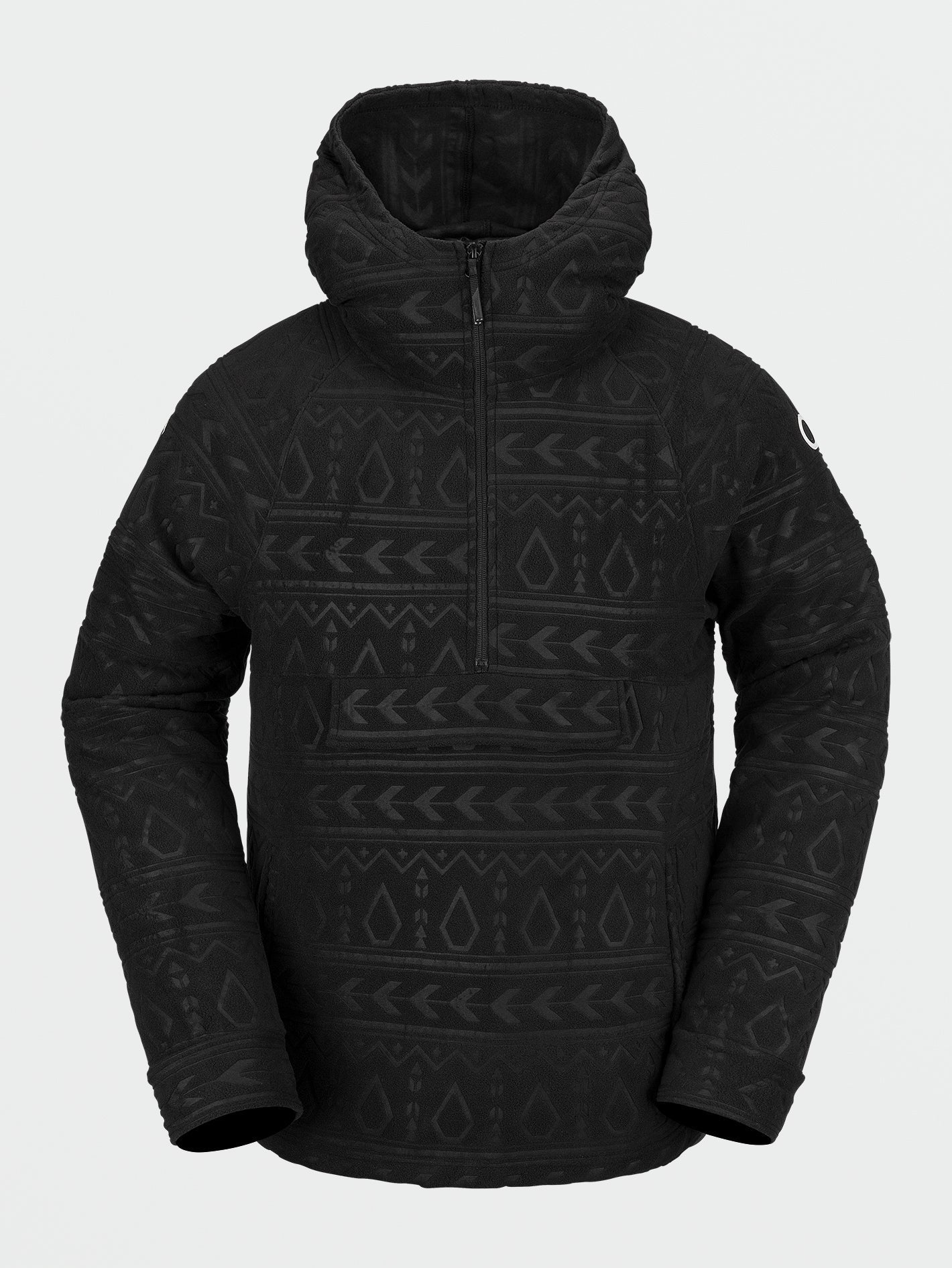 V-Science Fleece 1/2 Zip Hoodie - Black