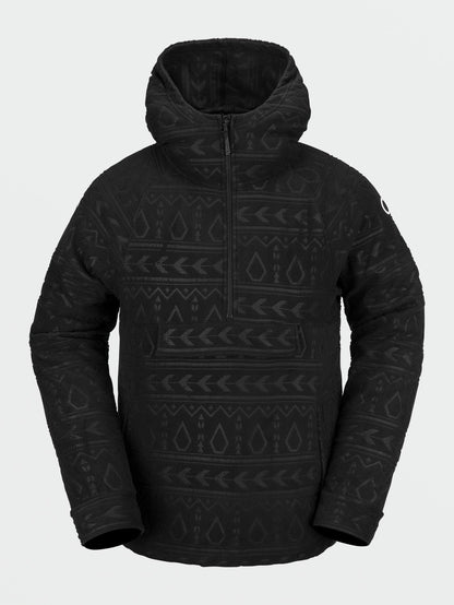 V-Science Fleece 1/2 Zip Hoodie - Black