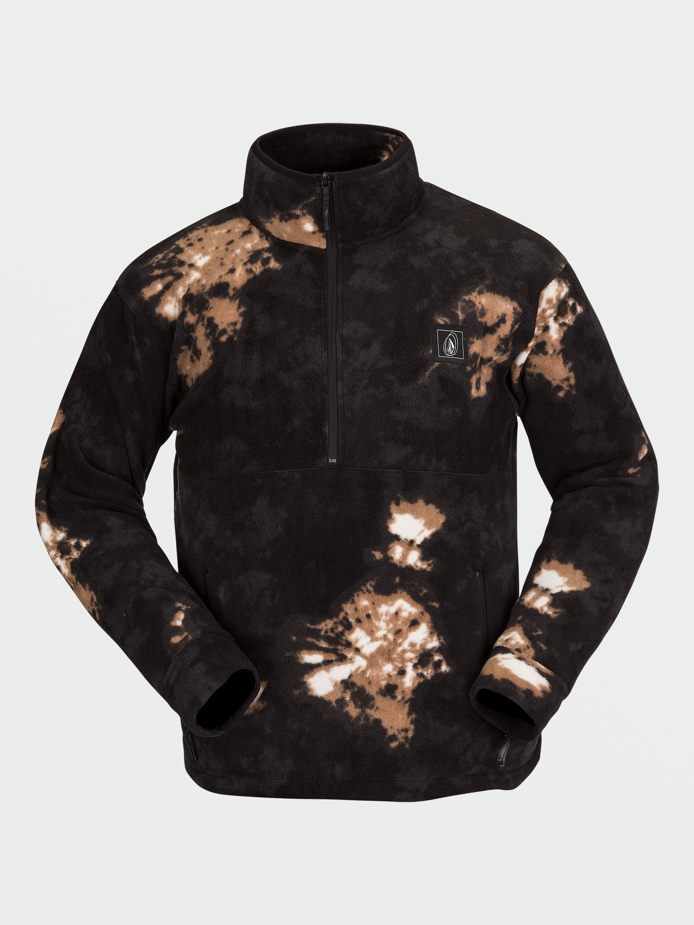 V-Science Fleece 1/2 Zip Sweatshirt - Bleach Black