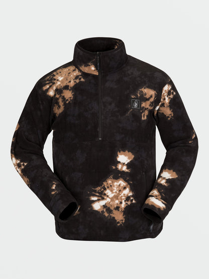 V-Science Fleece 1/2 Zip Sweatshirt - Bleach Black