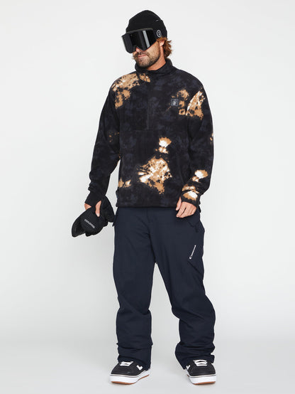 V-Science Fleece 1/2 Zip Sweatshirt - Bleach Black