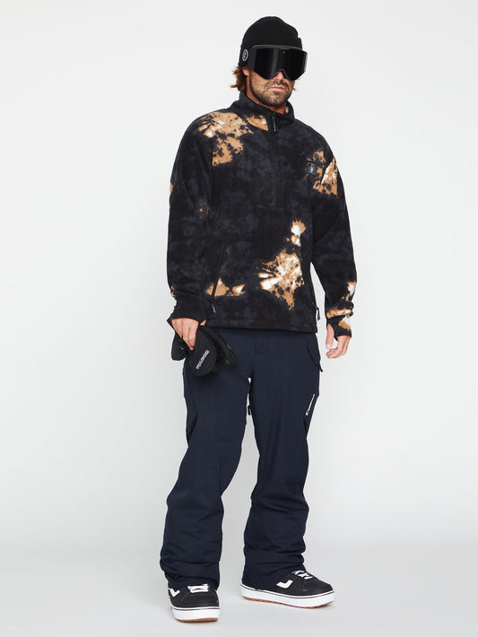 V-Science Fleece 1/2 Zip Sweatshirt - Bleach Black