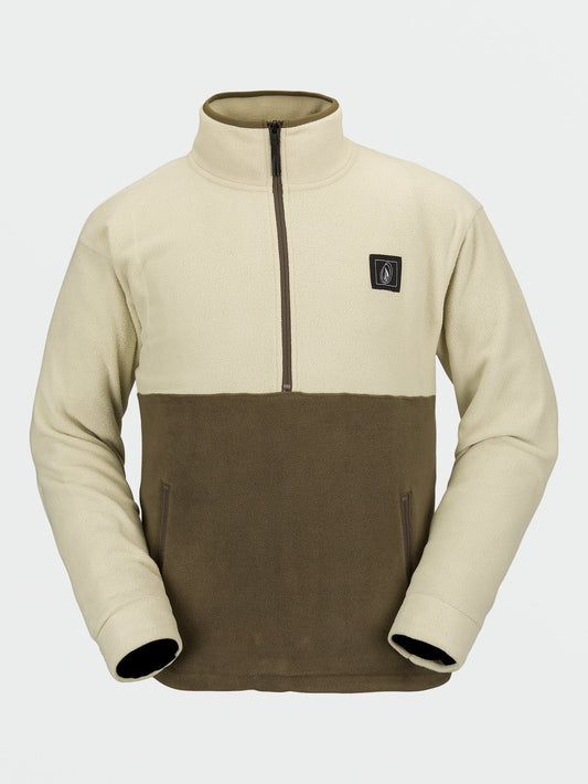 V-Science Fleece 1/2 Zip Sweatshirt - Off White