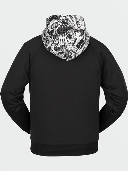 Hydro Riding Hoodie - Black White