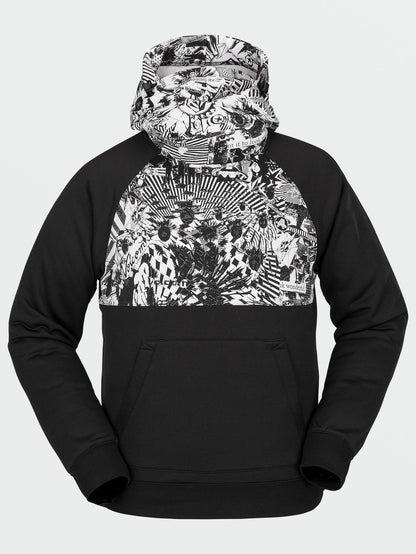 Hydro Riding Hoodie - Black White