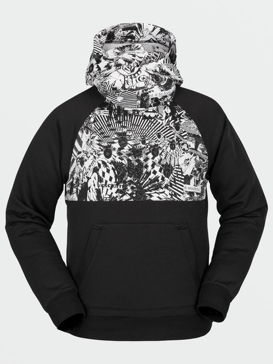 Hydro Riding Hoodie - Black White