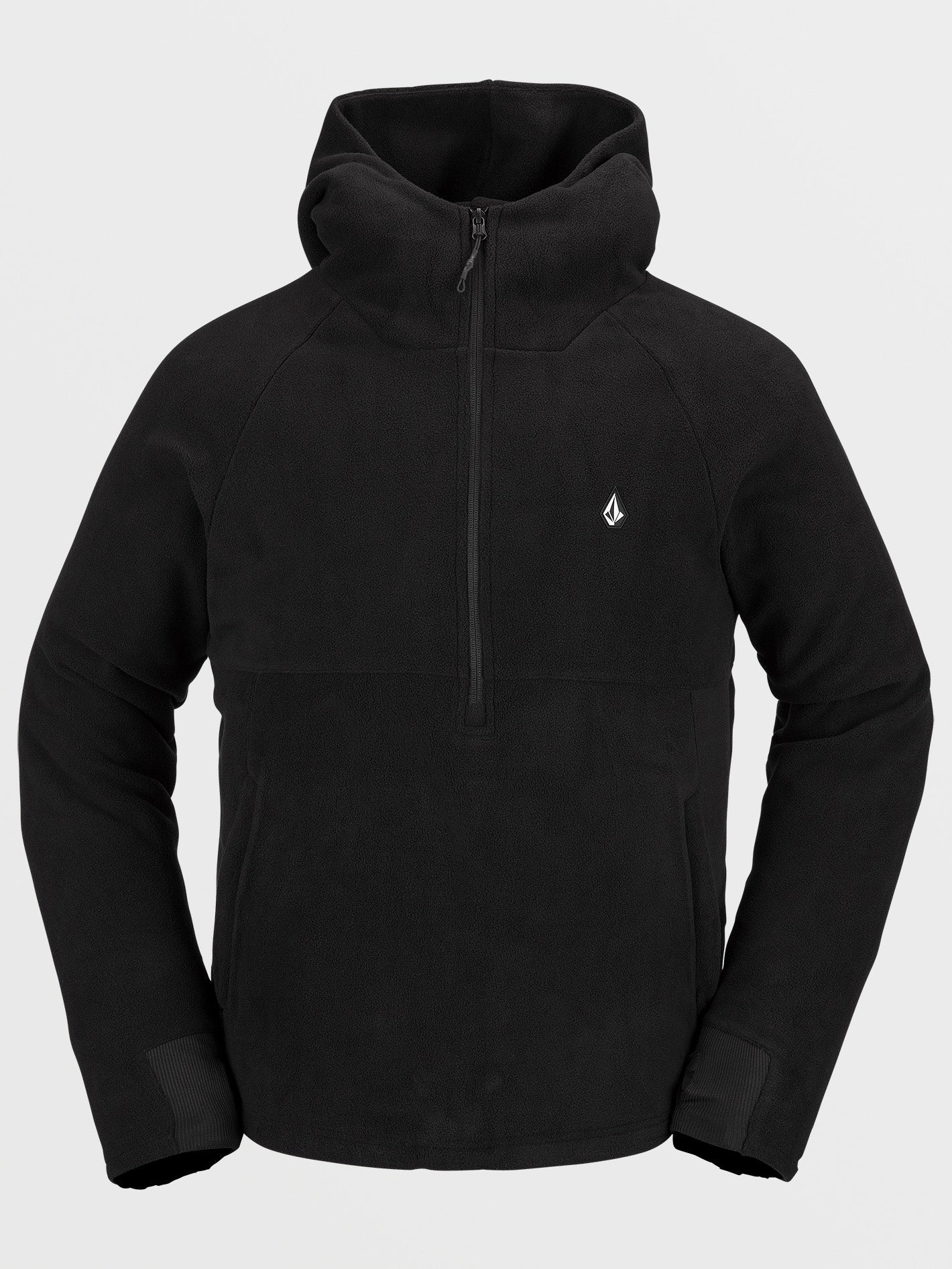 Polar Half-zipped Hoodie - BLACK