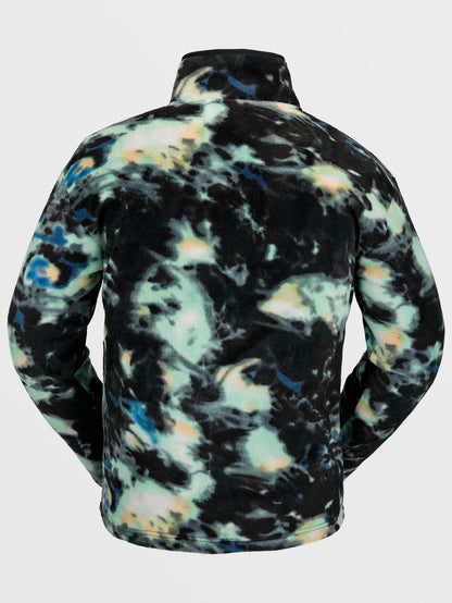 Polar Mock 1/2 Zip Sweatshirt - SPRITZ BLACK