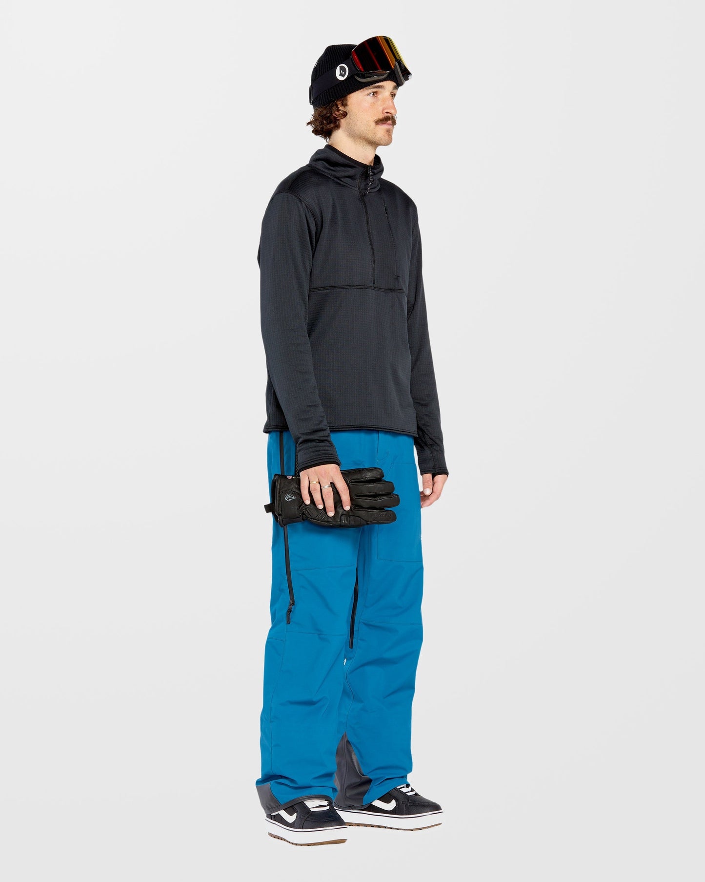Gridlock Second Layer Fleece Sweatshirt - Black