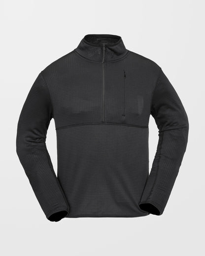 Gridlock Second Layer Fleece Sweatshirt - Black