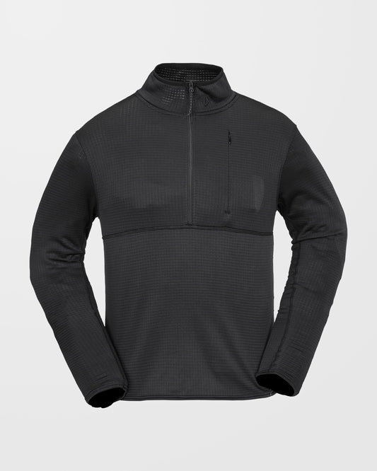 Gridlock Second Layer Fleece Sweatshirt - Black