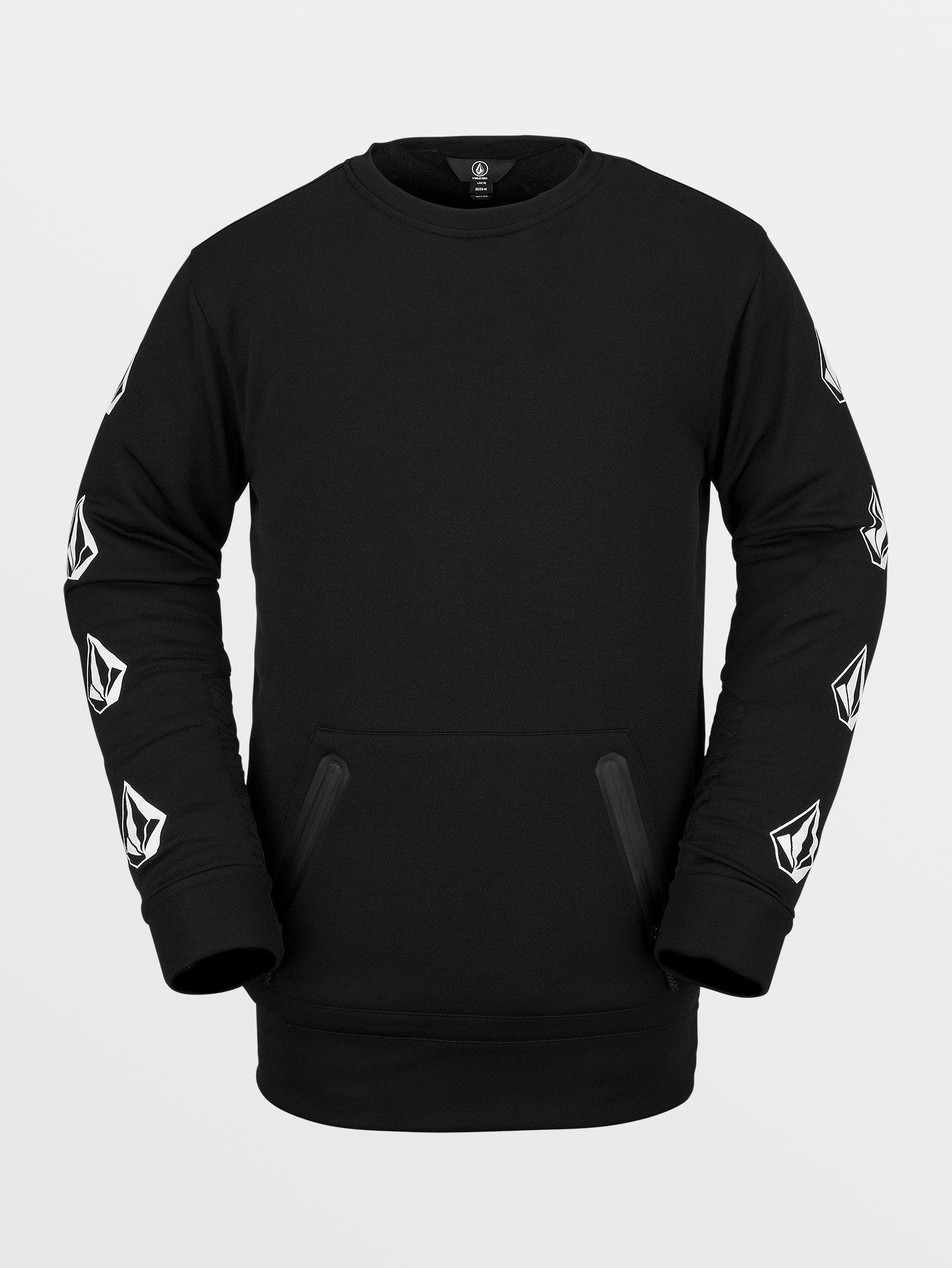 Let It Storm Crew Fleece - BLACK