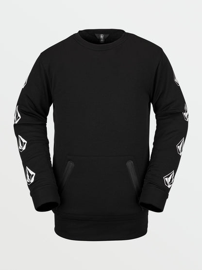 Let It Storm Crew Fleece - BLACK