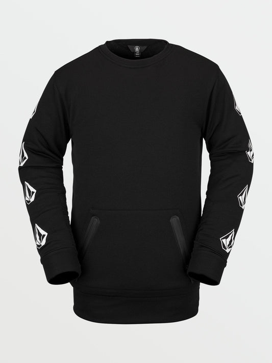 Let It Storm Crew Fleece - BLACK