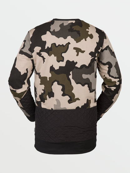 Let It Storm Crew Fleece - DRILL KHAKI