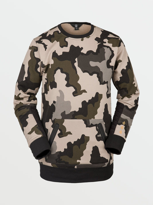 Let It Storm Crew Fleece - DRILL KHAKI