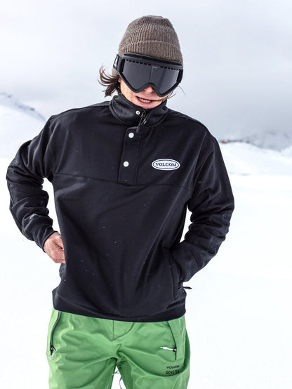 She Crew Fleece - BLACK