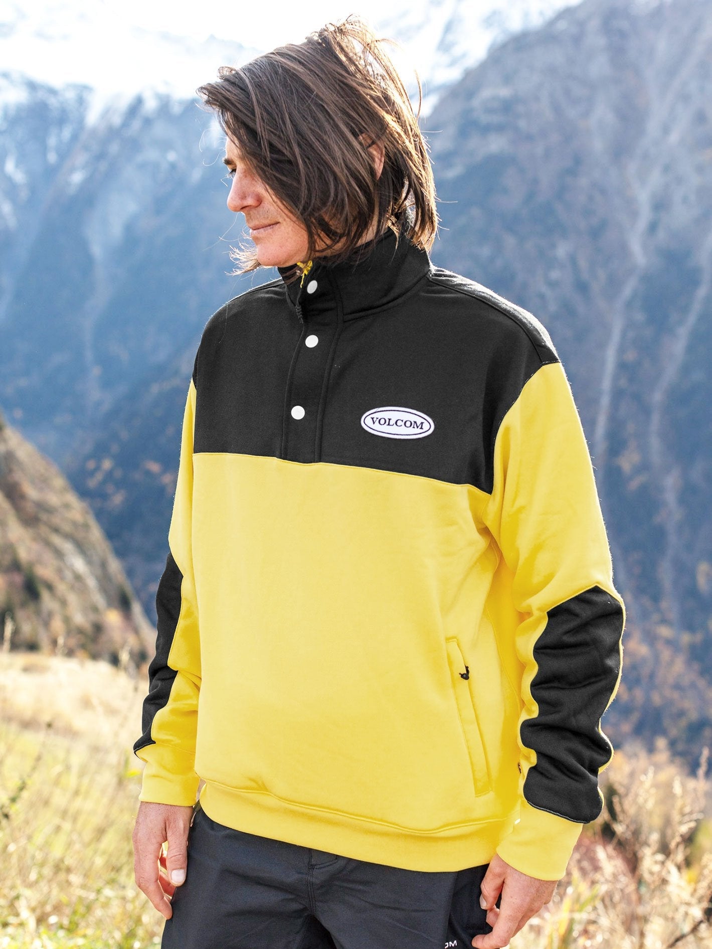 She Crew Fleece - FADED LEMON