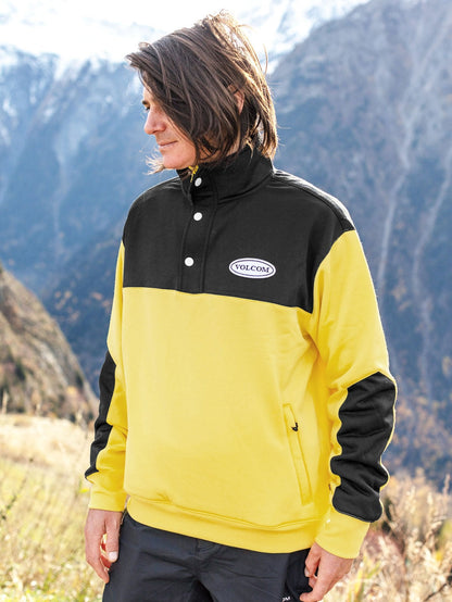 She Crew Fleece - FADED LEMON