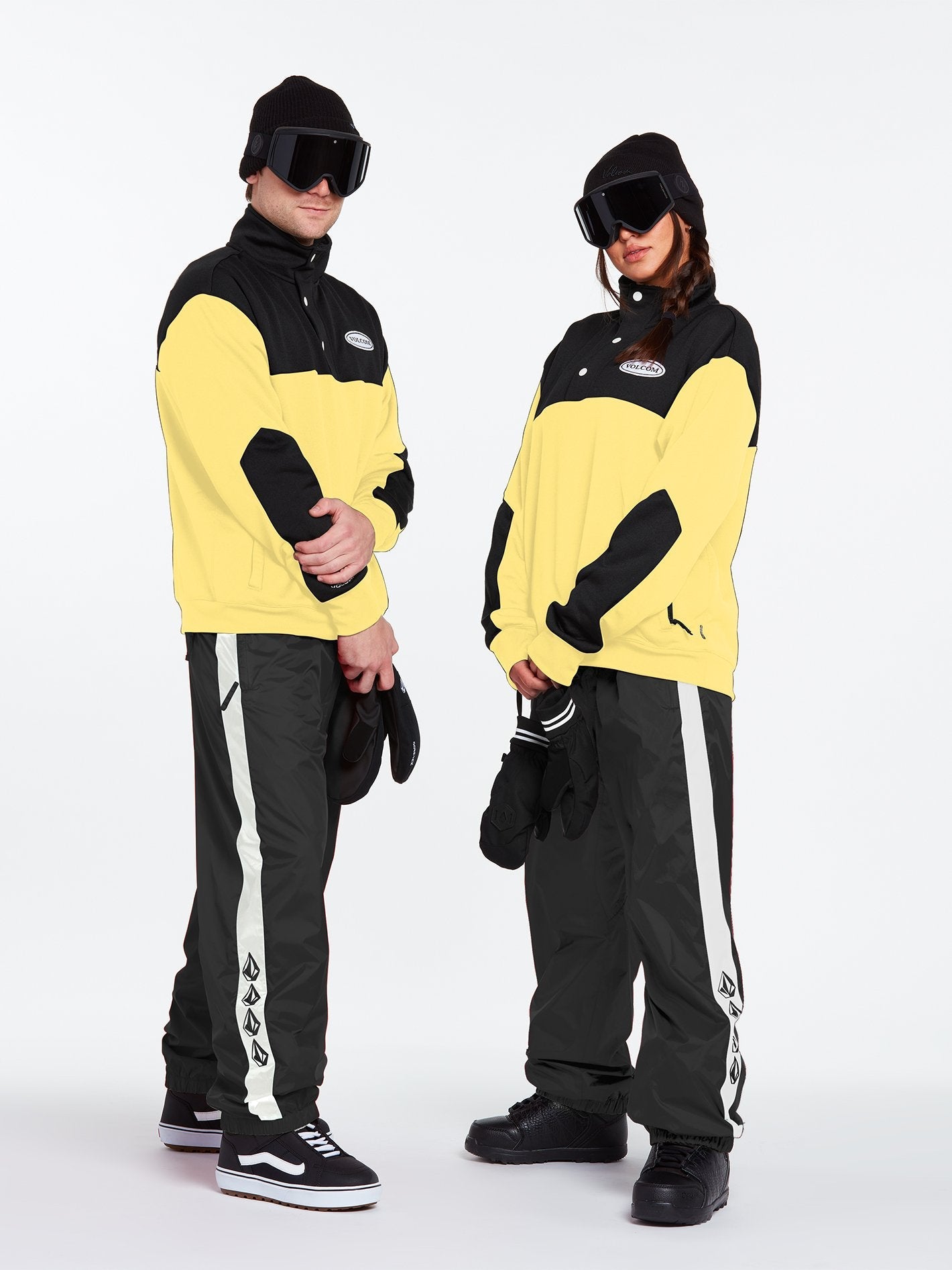She Crew Fleece - FADED LEMON