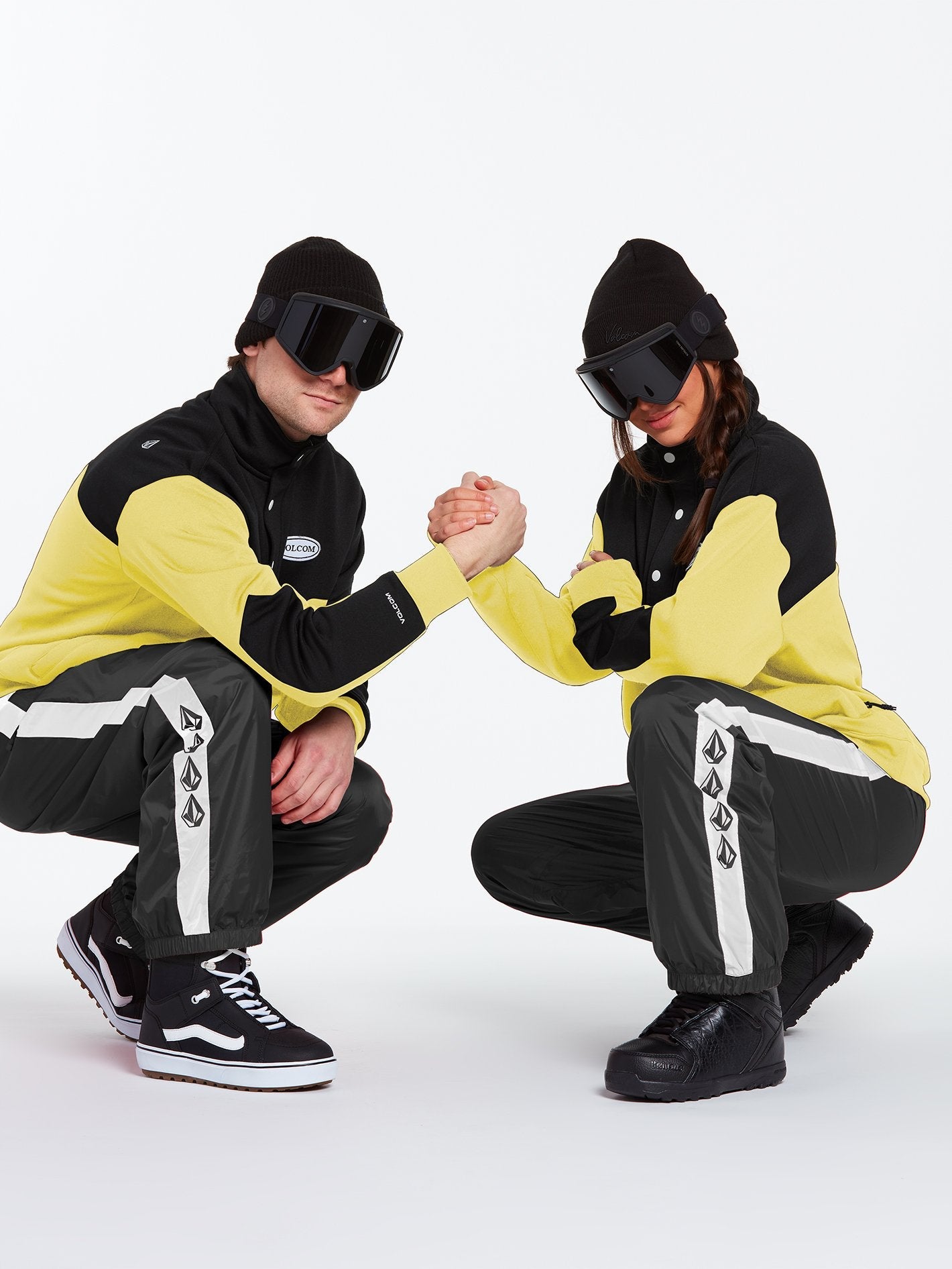 She Crew Fleece - FADED LEMON