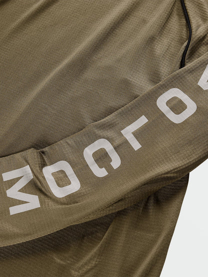 Waffle Backed Fleece Sweatshirt - Dark Teak