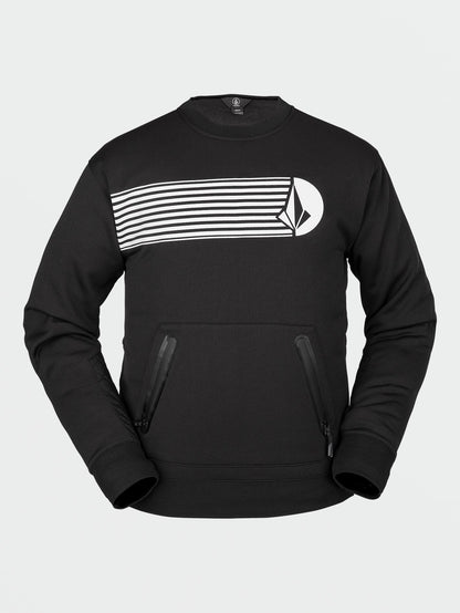 Let It Storm Fleece Sweatshirt - Black