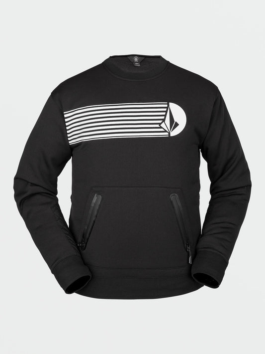 Let It Storm Fleece Sweatshirt - Black