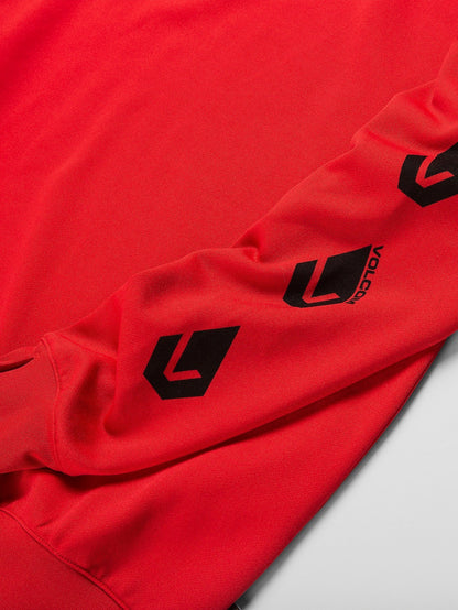 Core Hydro Crew Sweatshirt  - RED