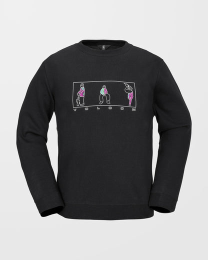 Essential Fleece Sweatshirt - Black
