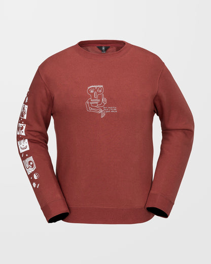 Essential Fleece Sweatshirt - Redwood