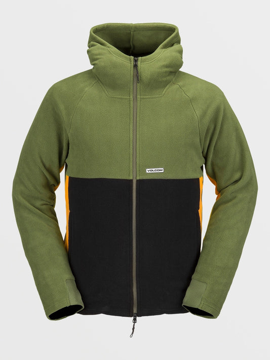 Polar Full Zip Hoodie - MILITARY