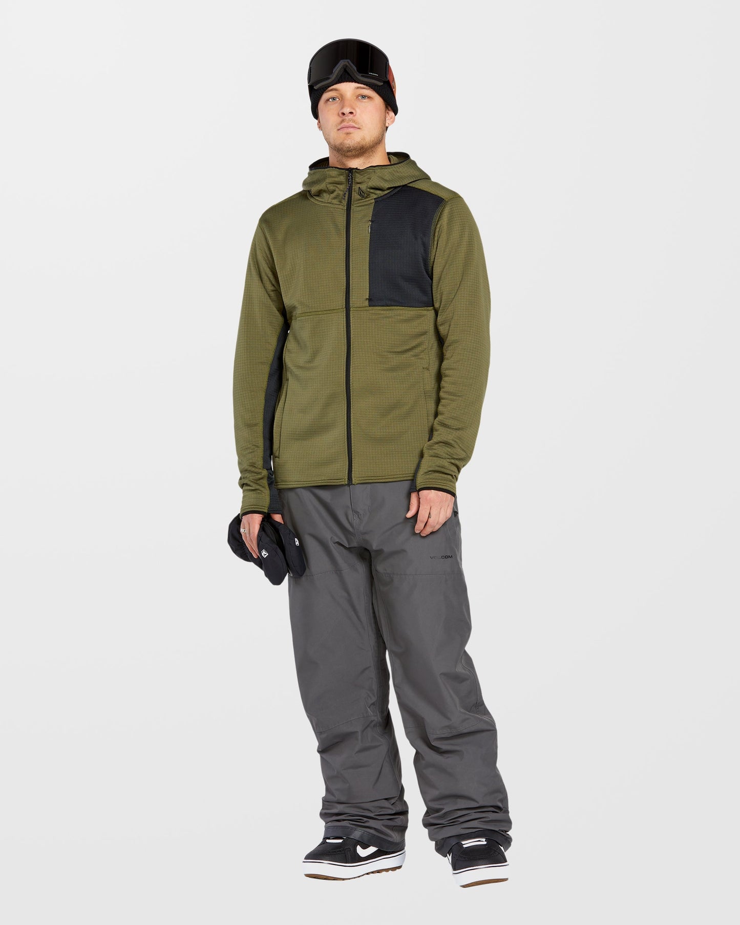 Gridlock Full Zip Hoodie - Ivy