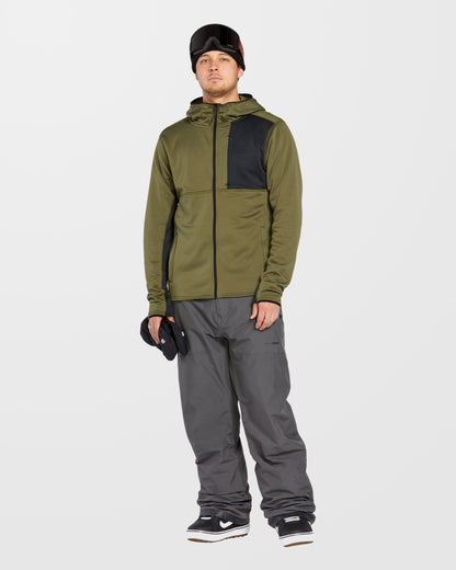 Gridlock Full Zip Hoodie - Ivy