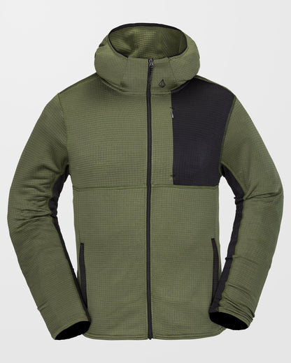 Gridlock Full Zip Hoodie - Ivy