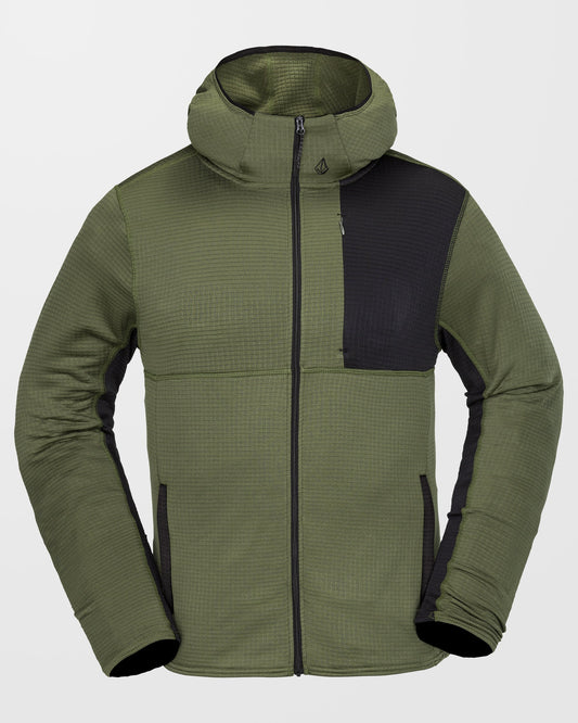 Gridlock Full Zip Hoodie - Ivy