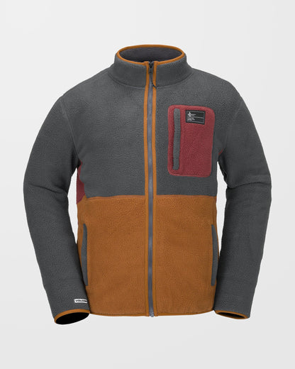 Fleecer Full Zip Jacket - Charcoal