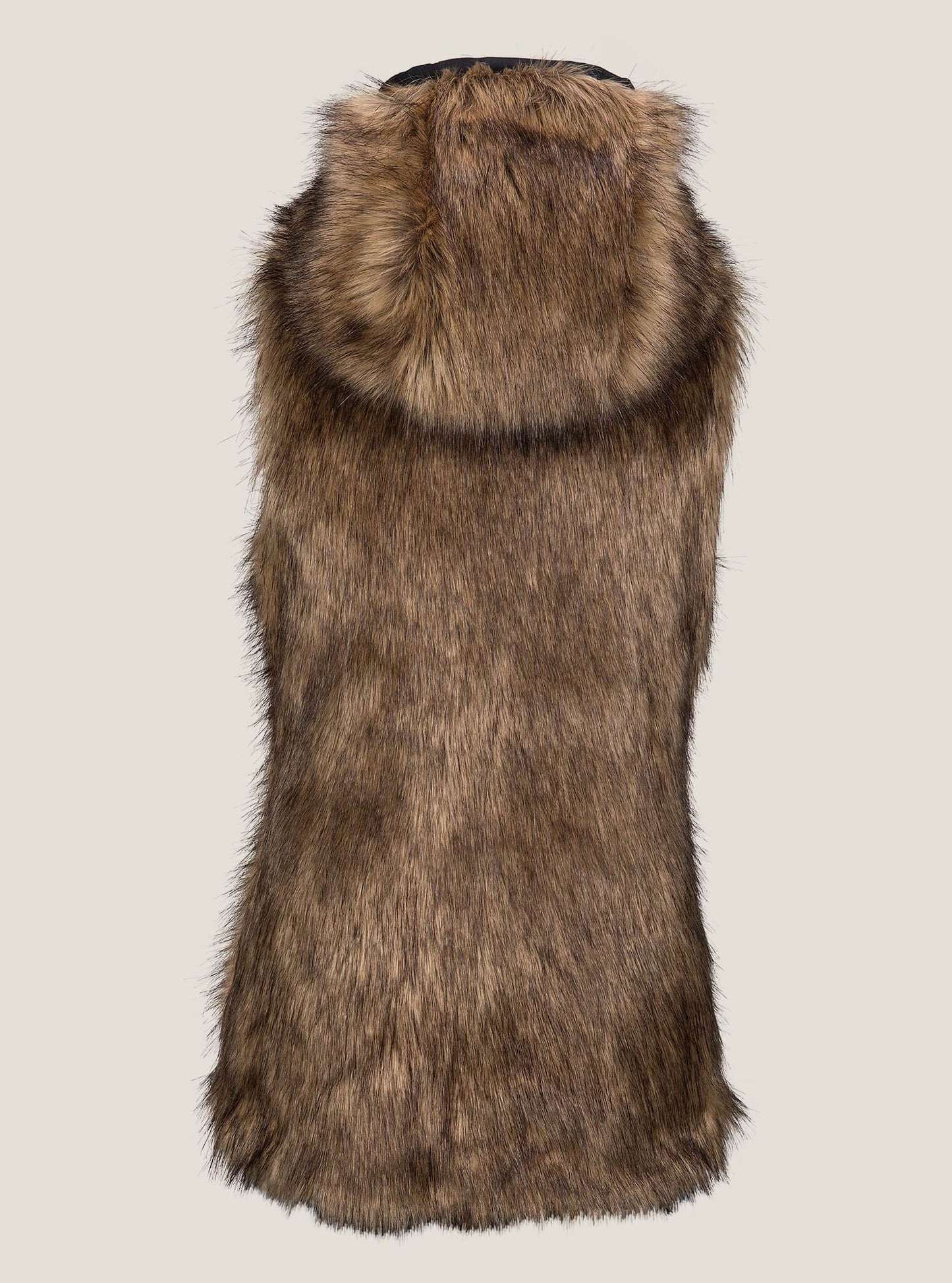 Rhea Faux Fur Vest - Brown