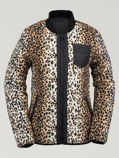 Womens Reversible Polar Jacket - Black