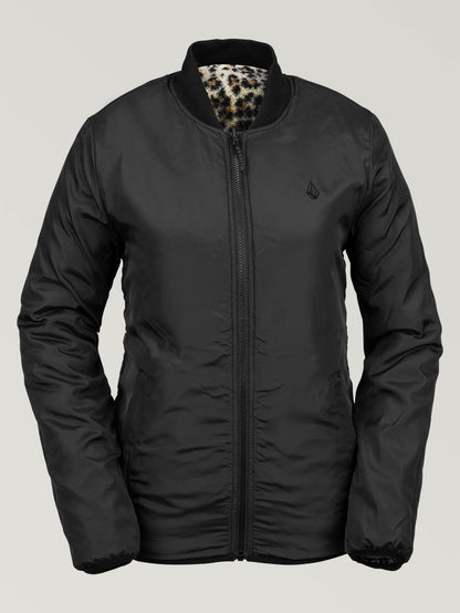 Womens Reversible Polar Jacket - Black