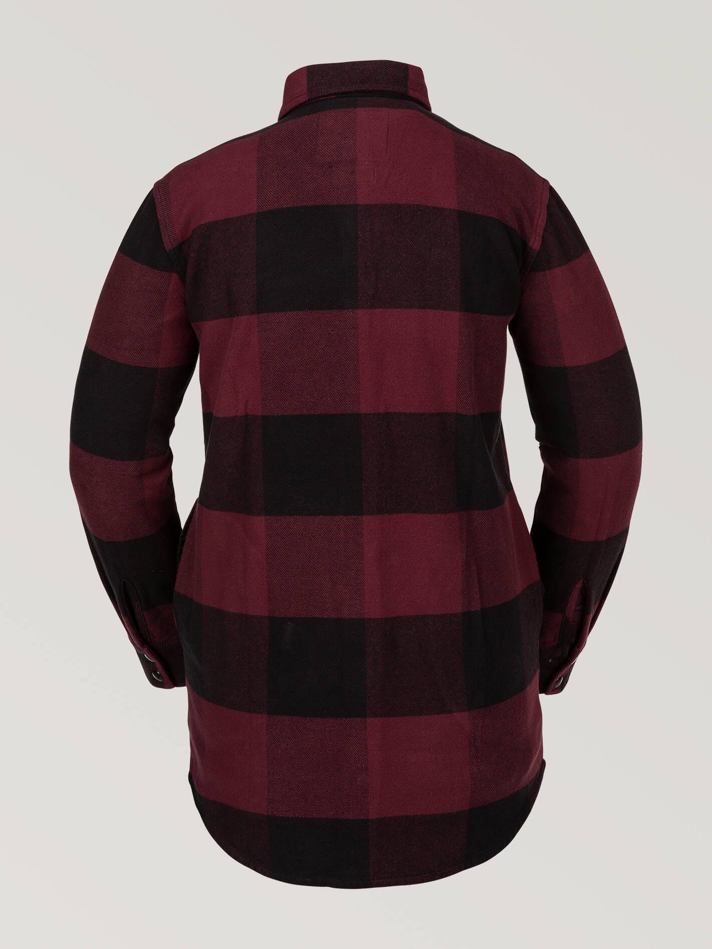 Womens Jenny Flannel Jacket - Scarlet