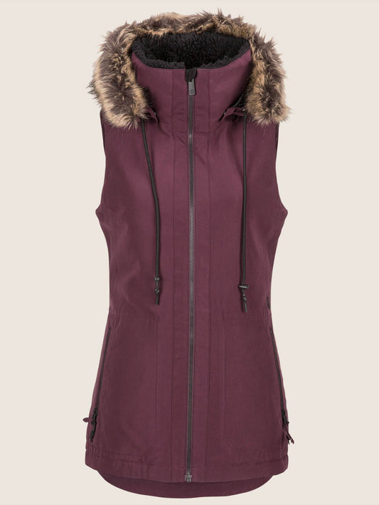 Longhorn Insulated Vest - Merlot