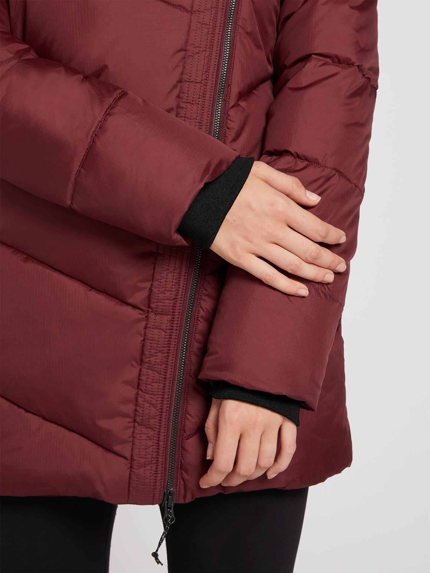 Womens Structure Puff Jacket - Black