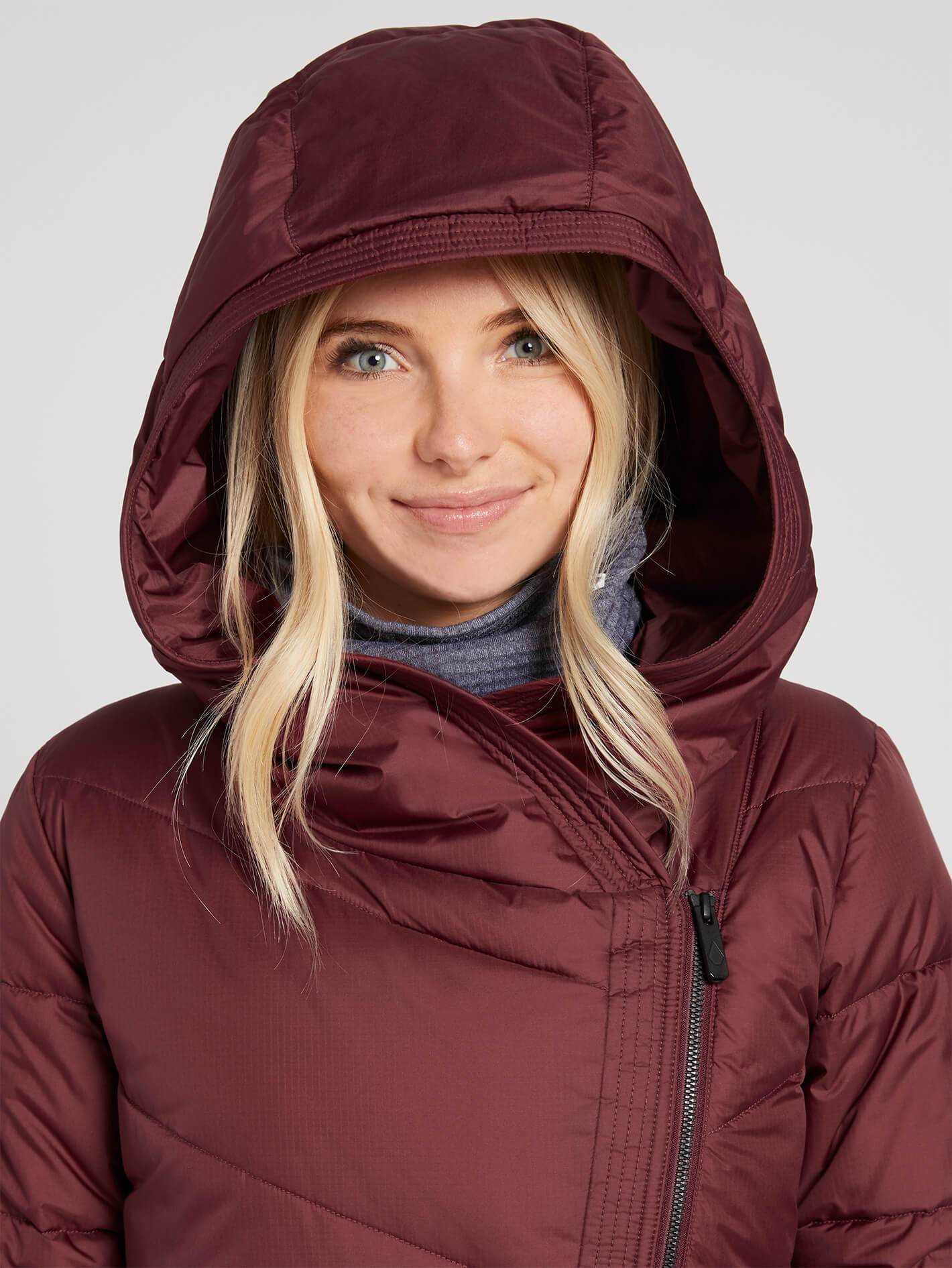 Womens Structure Puff Jacket - Black