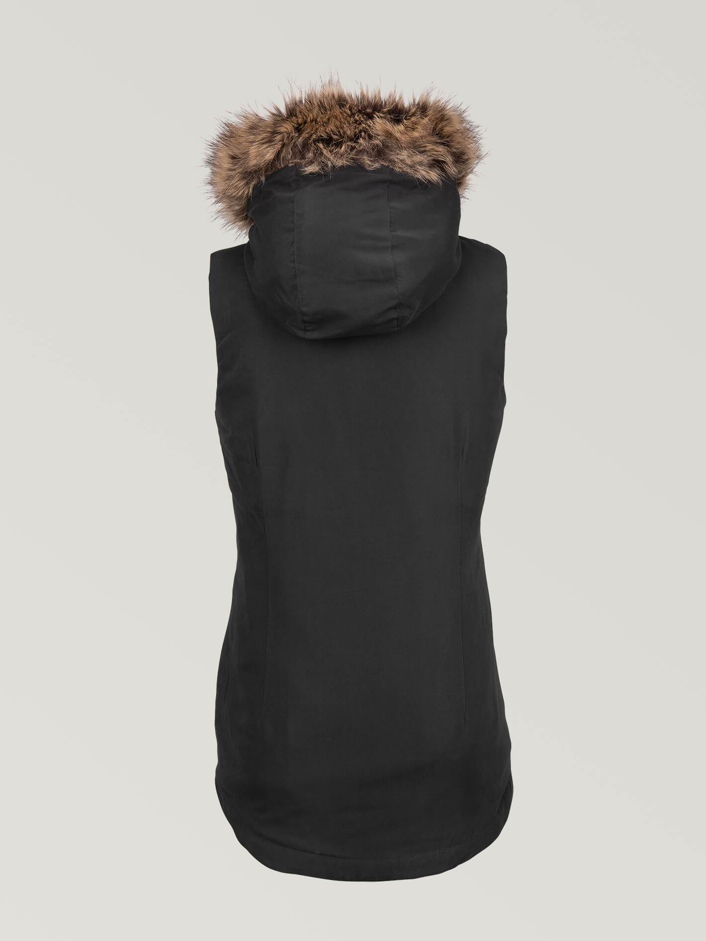 Womens Longhorn Vest - Black