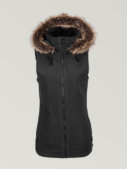 Womens Longhorn Vest - Black