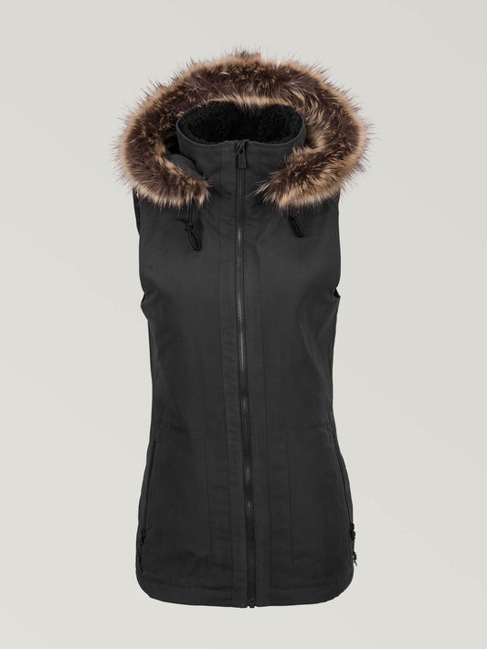 Womens Longhorn Vest - Black