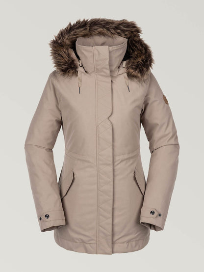 Womens Ryn Parka - Sand Brown
